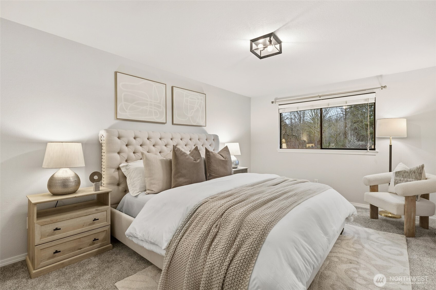 23506 13th Place West Bothell, WA 98021 - Photo 13 of 26 a bedroom with a bed and a window