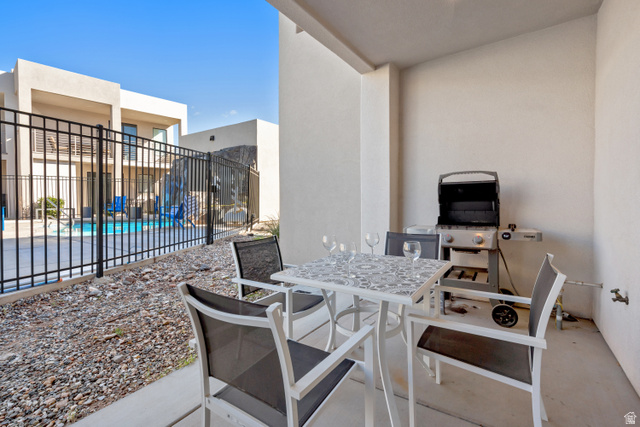 1122 South 1790th Street West, Unit 2 St. George, UT 84770 - Photo 6 of 37 Covered patio area with concrete flooring