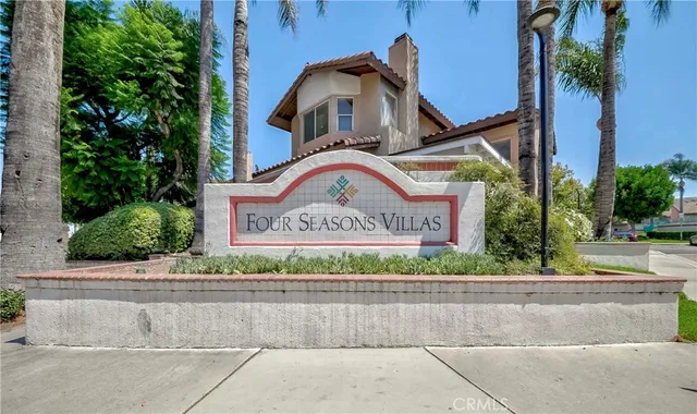 a view of a street sign