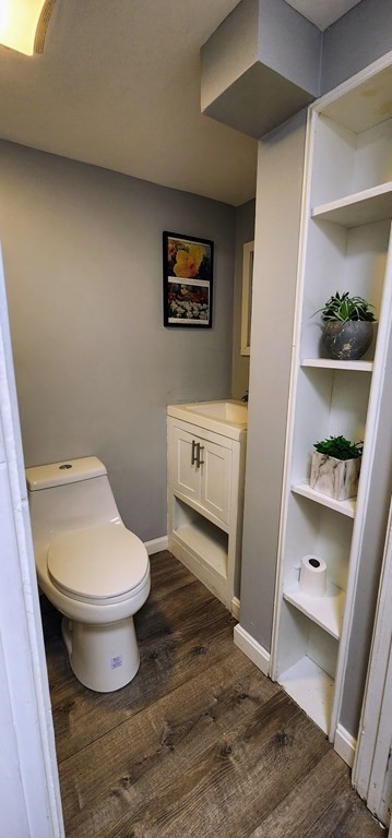 212 Vernon Street Worcester, MA 01607 - Photo 14 of 35 a bathroom with a toilet and a shower