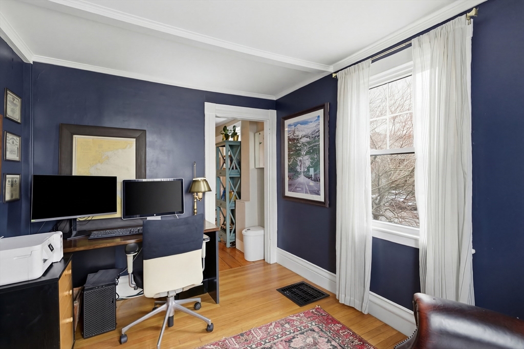 8 Linden Street Marblehead, MA 01945 - Photo 13 of 41 a view of a workspace with furniture and a window