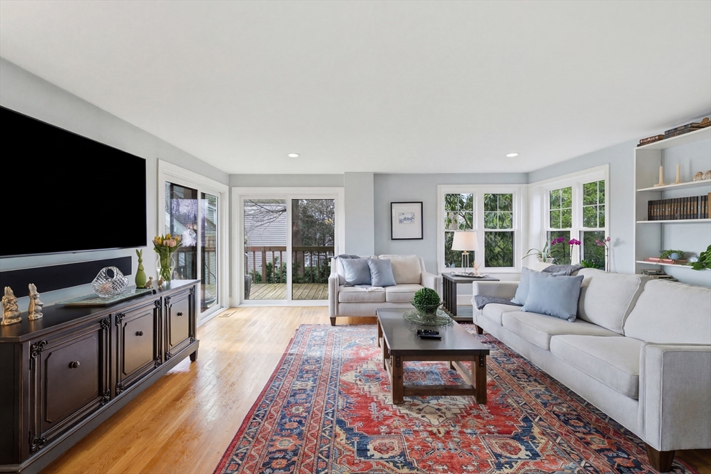 8 Linden Street Marblehead, MA 01945 - Photo 3 of 41 a living room with furniture and a flat screen tv