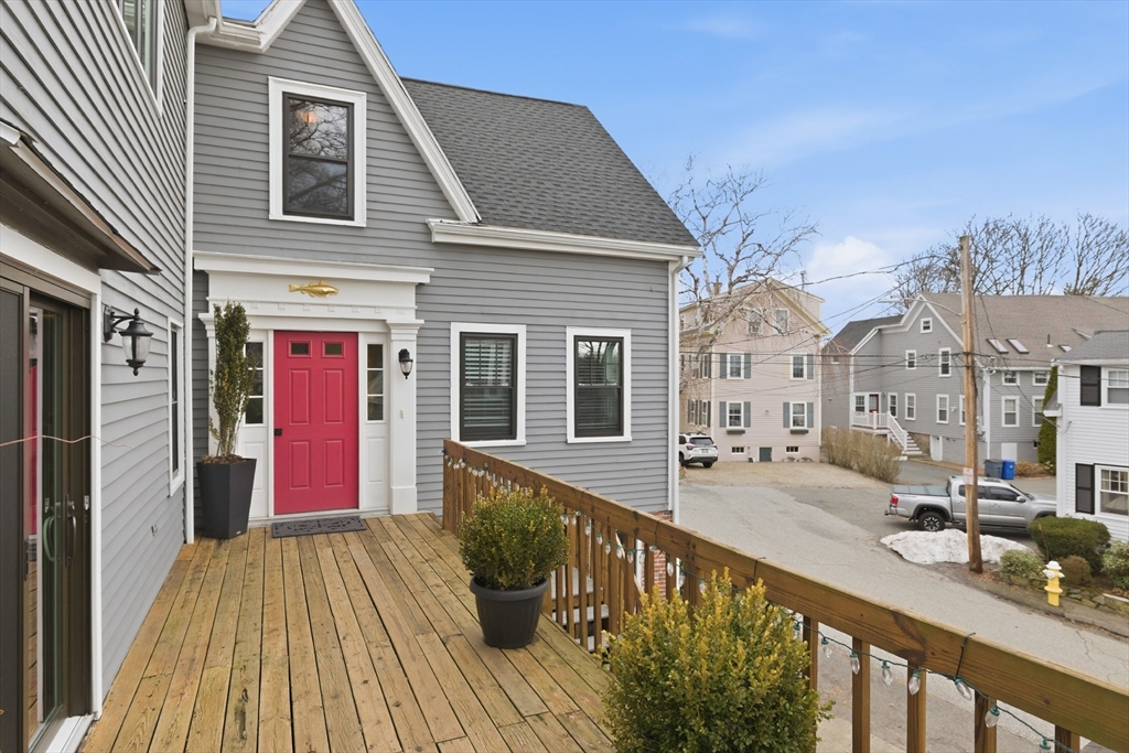 8 Linden Street Marblehead, MA 01945 - Photo 33 of 41 a front view of a house with swimming pool