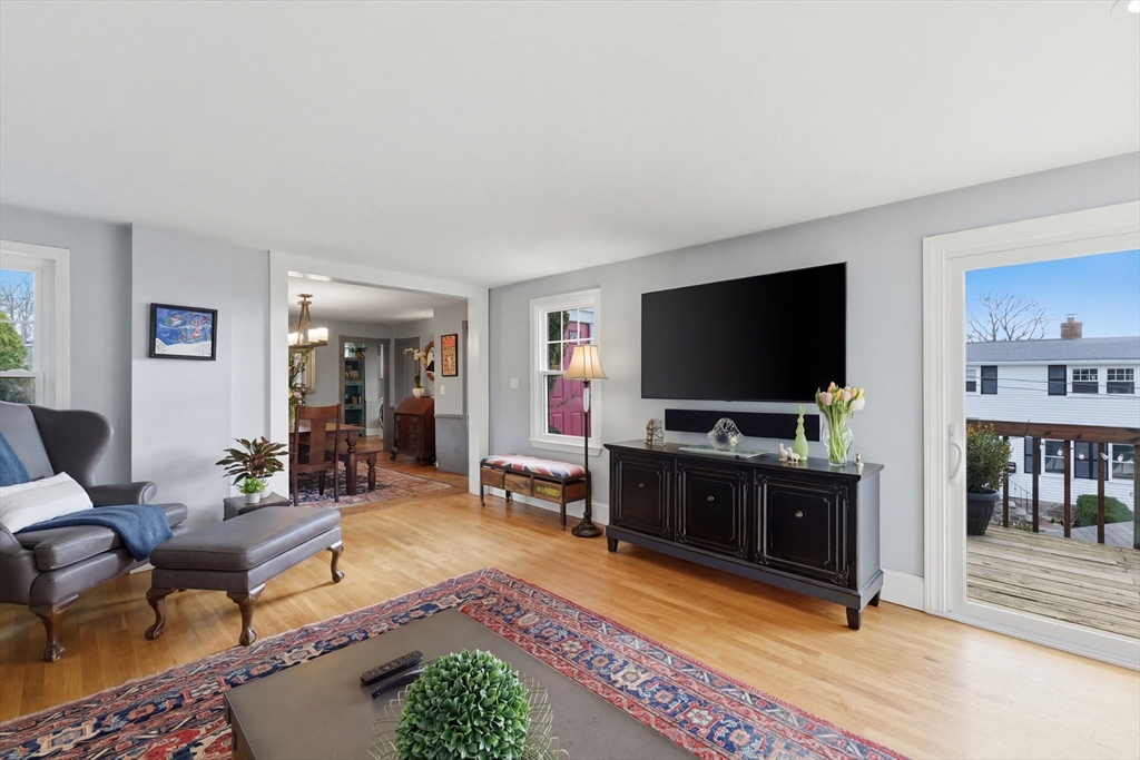 8 Linden Street Marblehead, MA 01945 - Photo 5 of 41 a living room with furniture and a flat screen tv