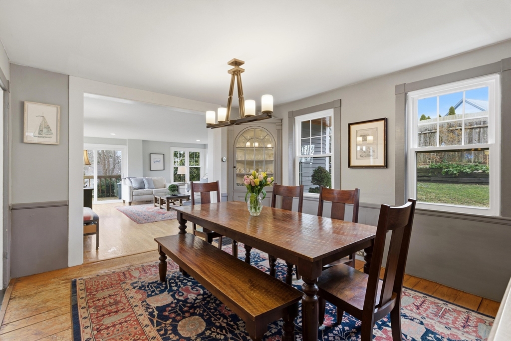 8 Linden Street Marblehead, MA 01945 - Photo 9 of 41 a view of a dining room with furniture window and wooden floor