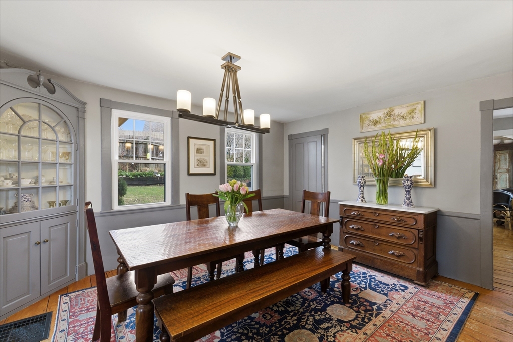 8 Linden Street Marblehead, MA 01945 - Photo 10 of 41 a view of a dining room with furniture window and outside view