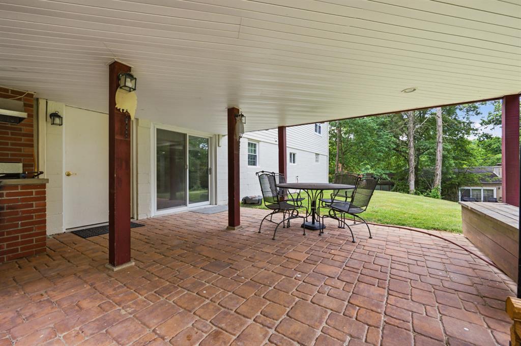 1820 Kent Road Pittsburgh, PA 15241 - Photo 37 of 50 Covered patio area. Very spacious and there is opportunity for your outdoor kitchen here.