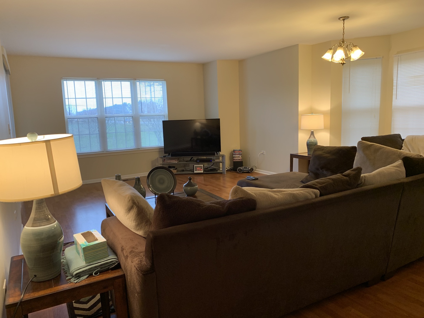 2927 Rutland Circle, Unit 101 Naperville, IL 60564 - Photo 4 of 11 a living room with furniture and a flat screen tv