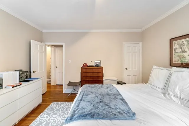 a bed room with a bed and a couch