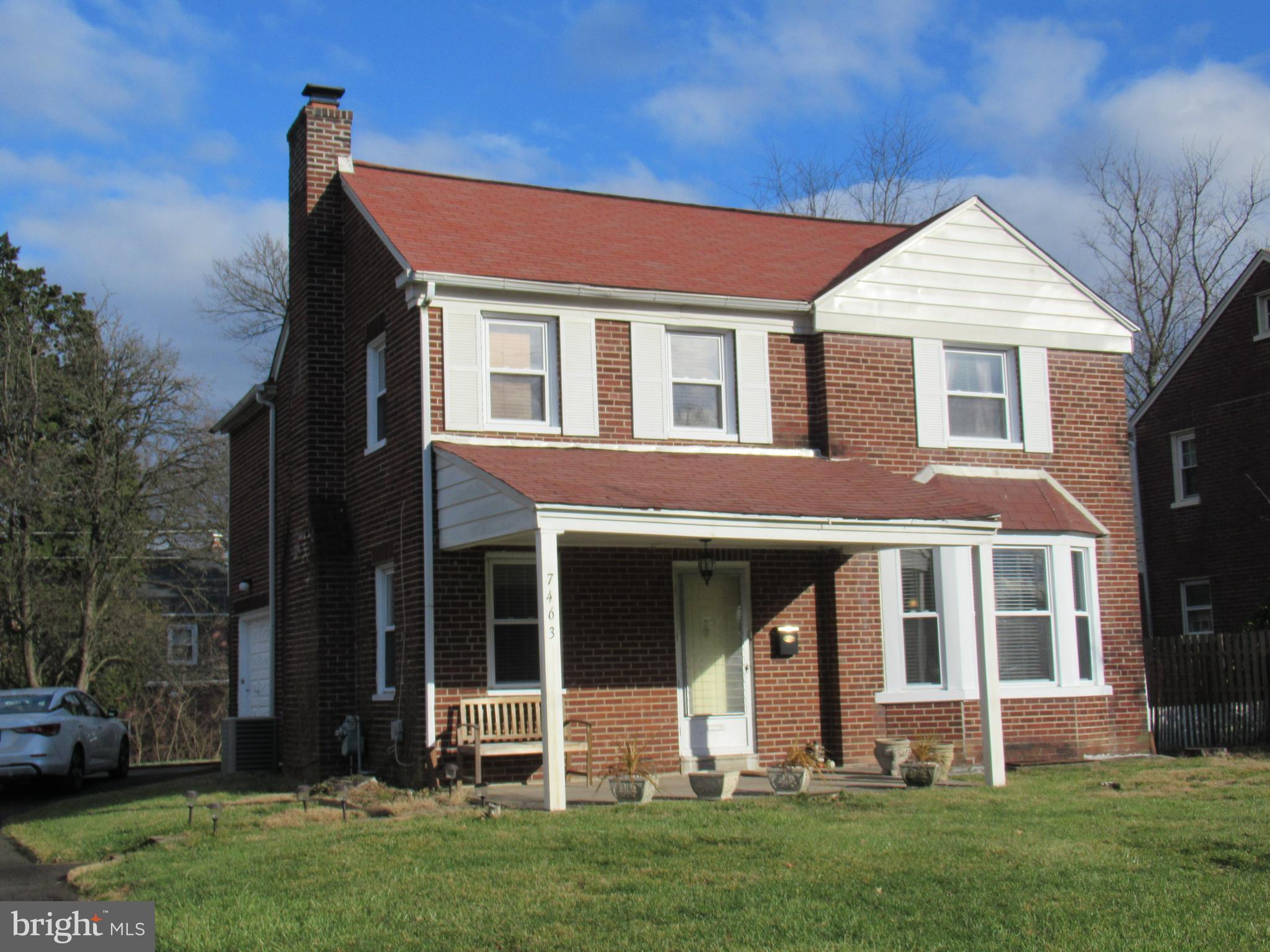 7463 Elizabeth Road Elkins Park, PA 19027 - Photo 1 of 21 front view of a house with a yard