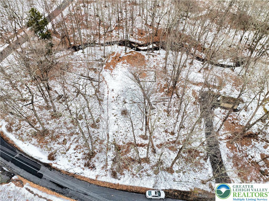 Lot 560 Sparrow Road Bushkill, PA 18324 - Photo 14 of 20 a view of tree covered with snow in outdoor space