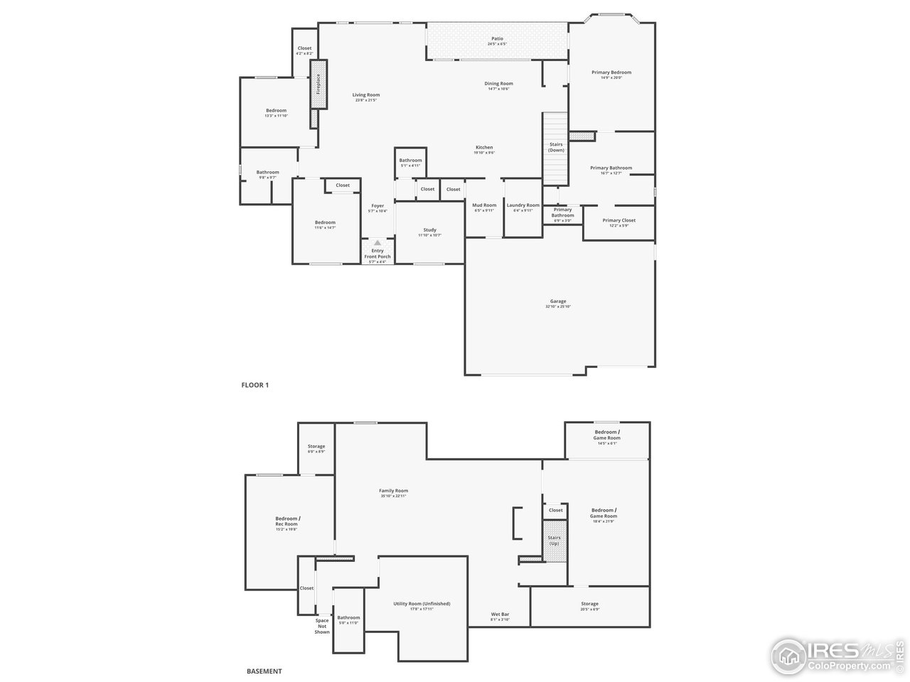7982 Rising Sun Court Windsor, CO 80550 - Photo 47 of 48 a picture of floor plan