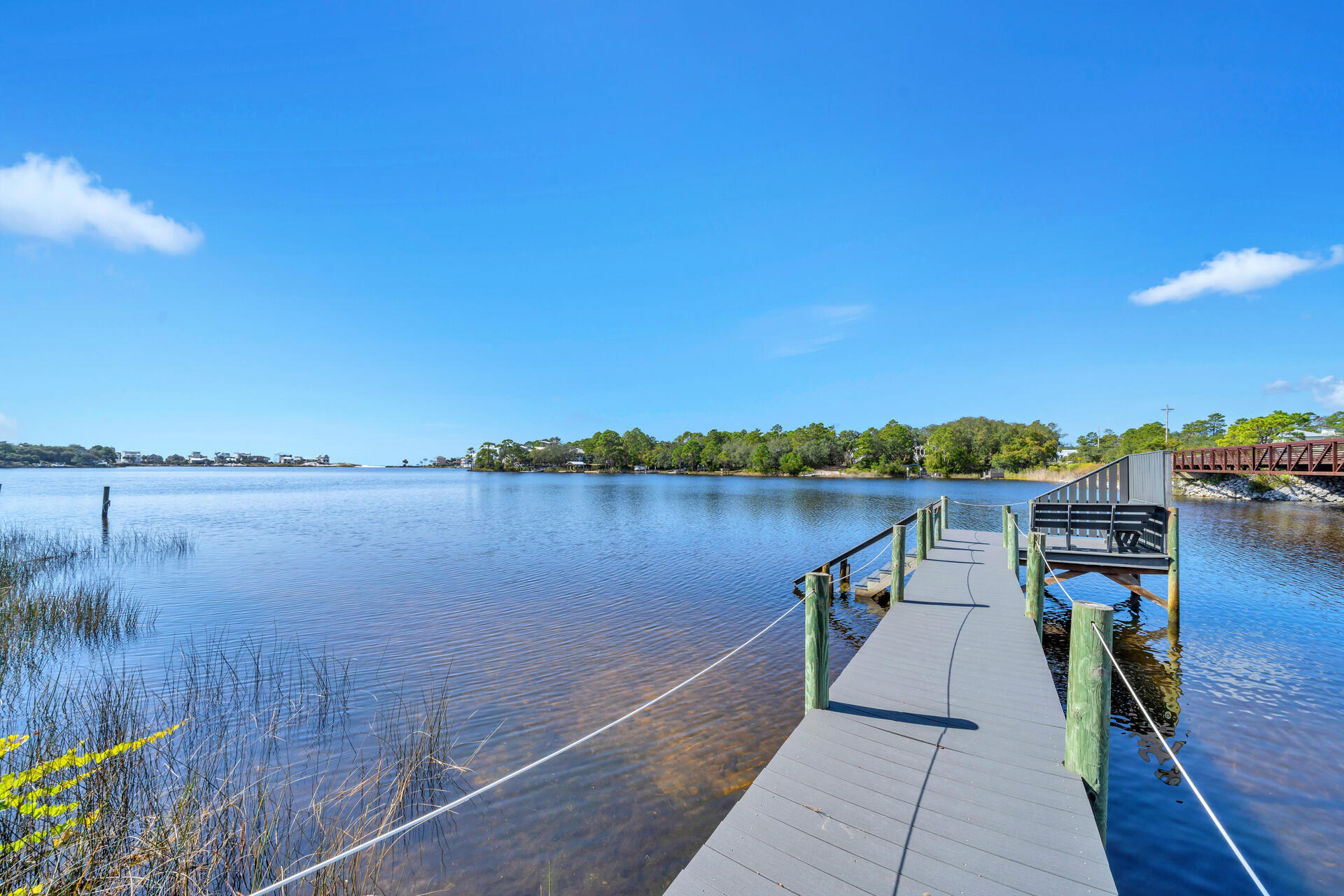 69 Lake Pointe Drive Santa Rosa Beach, FL 32459 - Photo 48 of 60 a view of a lake with a outdoor space