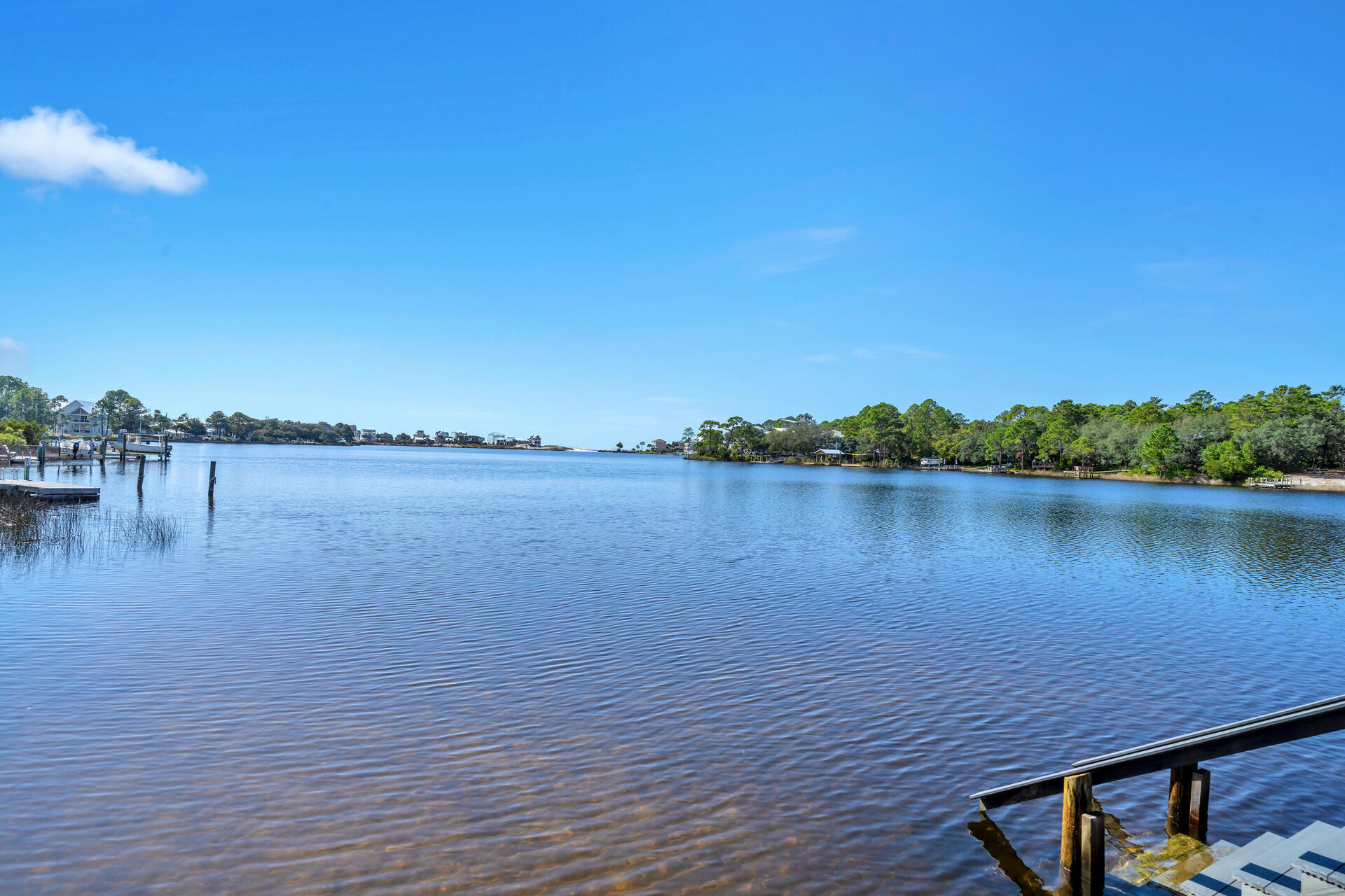 69 Lake Pointe Drive Santa Rosa Beach, FL 32459 - Photo 49 of 60 a view of a lake with houses