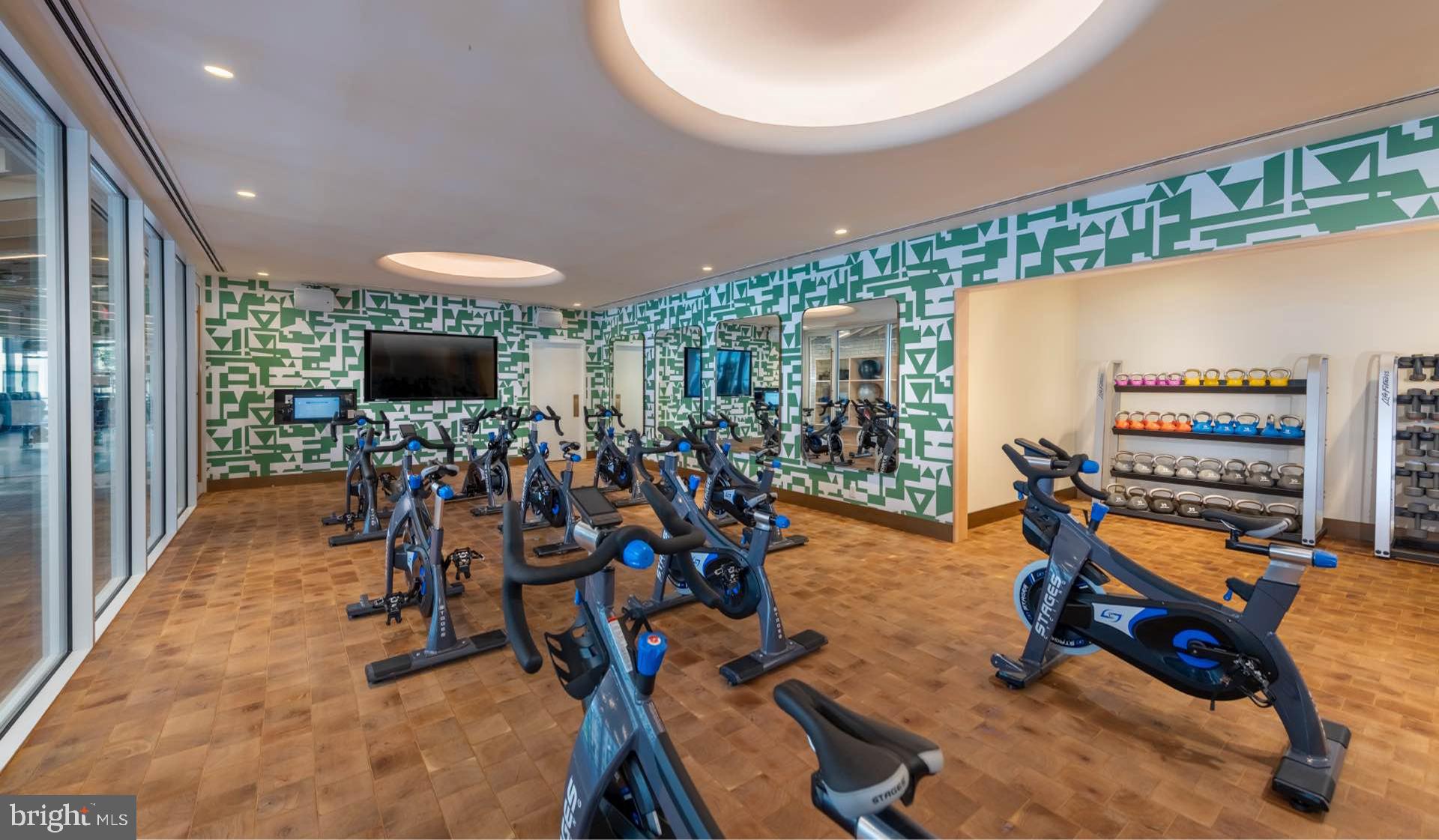 4710 Elm Street, Unit 2BE1407 Bethesda, MD 20814 - Photo 91 of 91 a view of a room with gym equipment