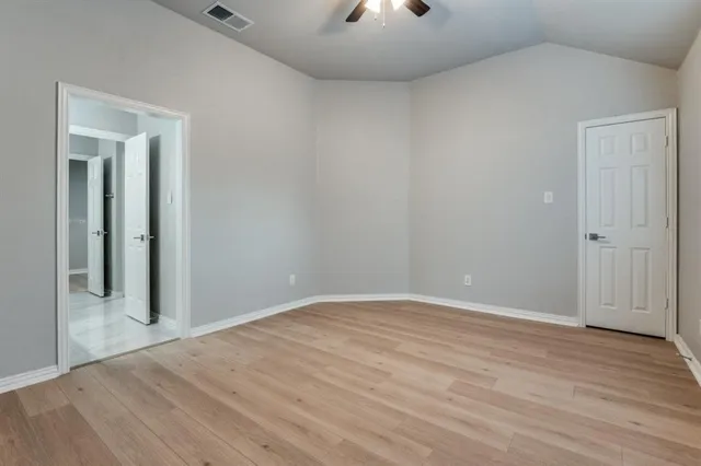 wooden floor in an empty room