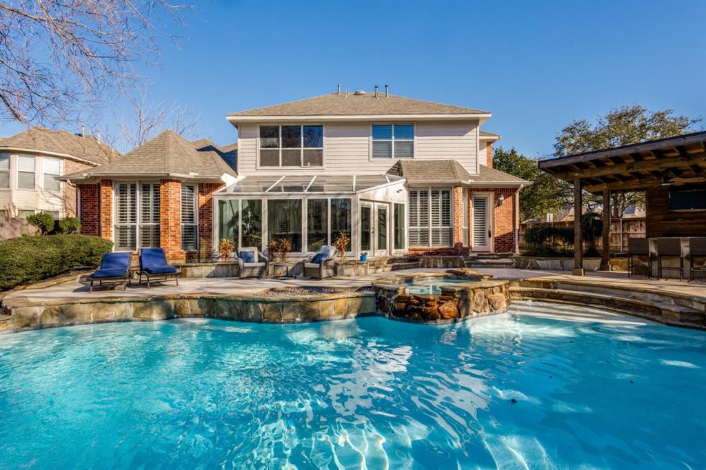 3512 Provine Road McKinney, TX 75072 - Photo 5 of 33 a front view of a house with swimming pool having outdoor seating