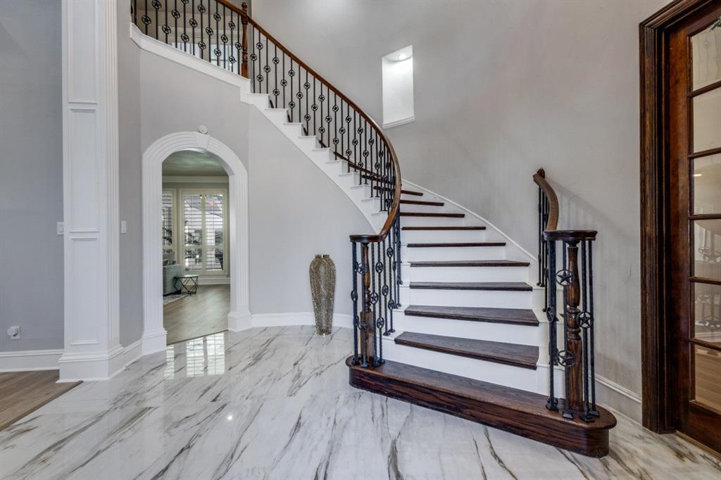 3512 Provine Road McKinney, TX 75072 - Photo 8 of 33 a view of entryway and hall with wooden floor
