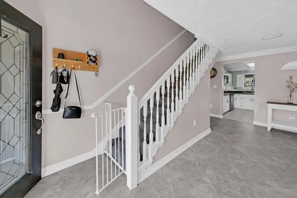 a view of entryway and hall