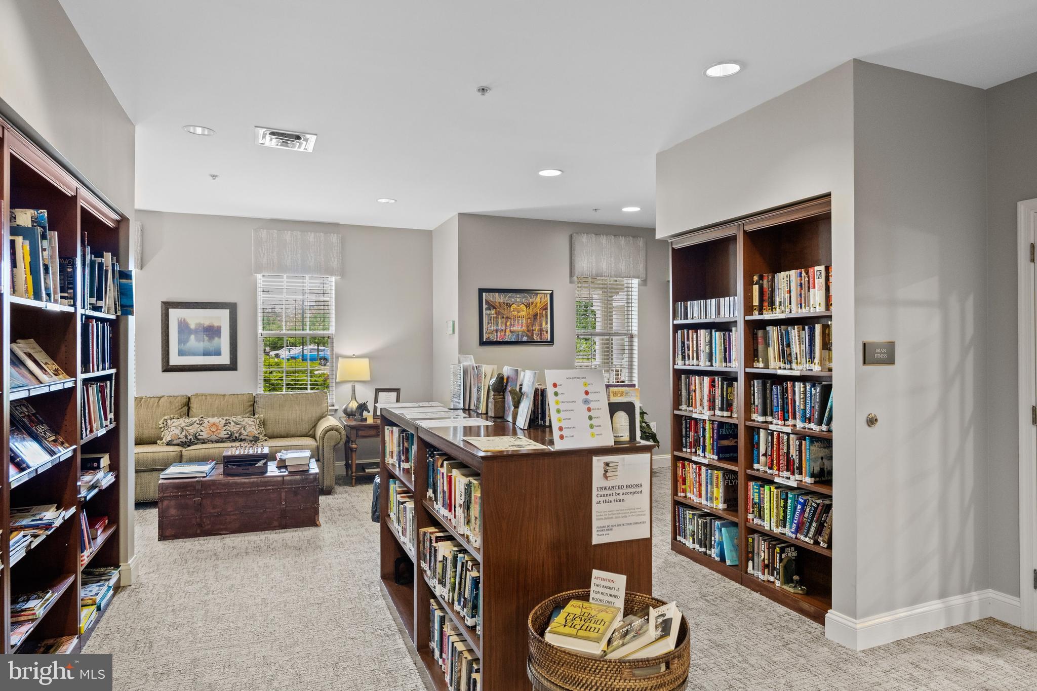 170 East Greentree Road, Unit 2232 Marlton, NJ 08053 - Photo 33 of 41 a living room with furniture and a book shelf