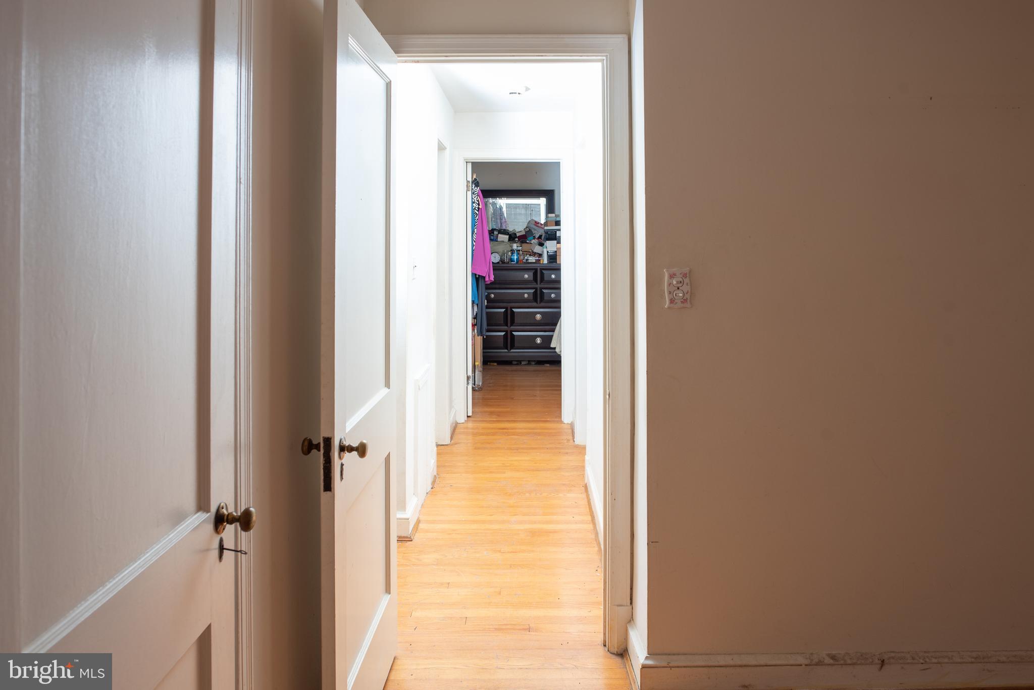 2102 Brighton Road Hyattsville, MD 20782 - Photo 20 of 27 Upper Level hallway with hardwood flooring
