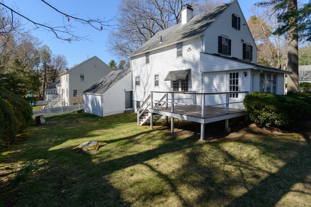 42 Earle Road Wellesley, MA 02481 - Photo 3 of 18 a view of a house with a yard patio and sitting area