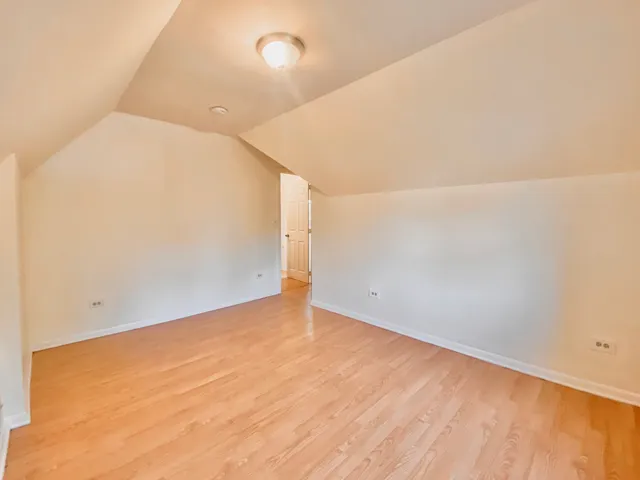 a bathroom with a fireplace