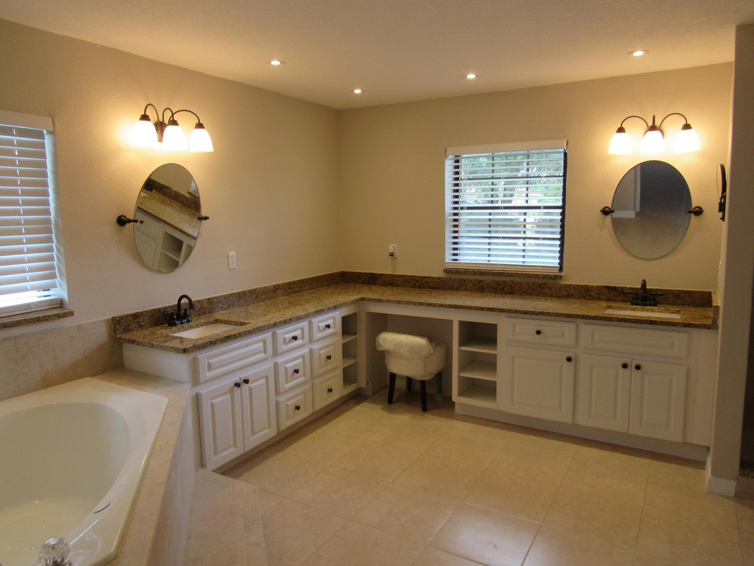1399 Knecht Road Northeast Palm Bay, FL 32905 - Photo 12 of 35 Master Bath - View 1