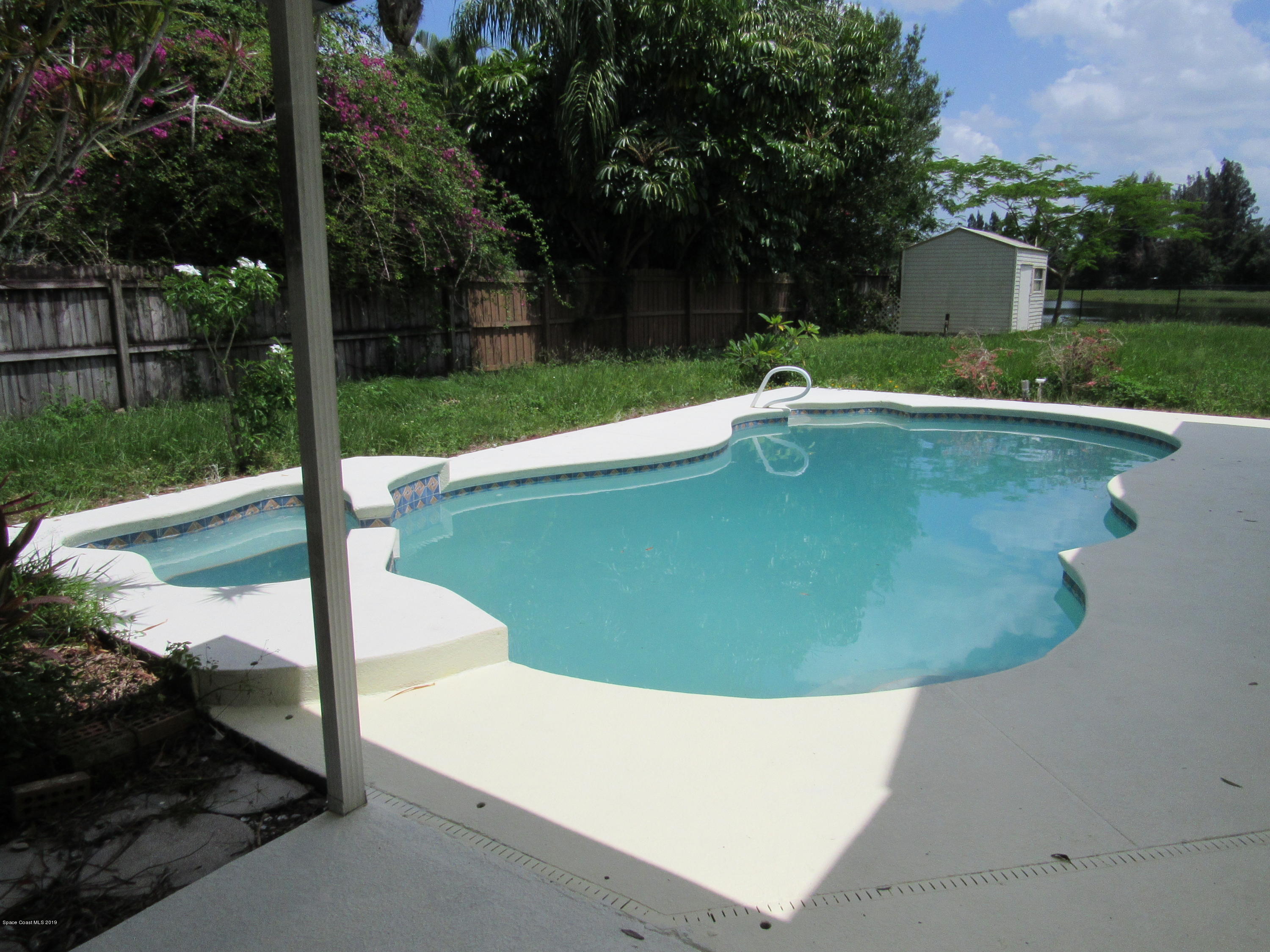 1399 Knecht Road Northeast Palm Bay, FL 32905 - Photo 31 of 35 In-ground Pool - View 1