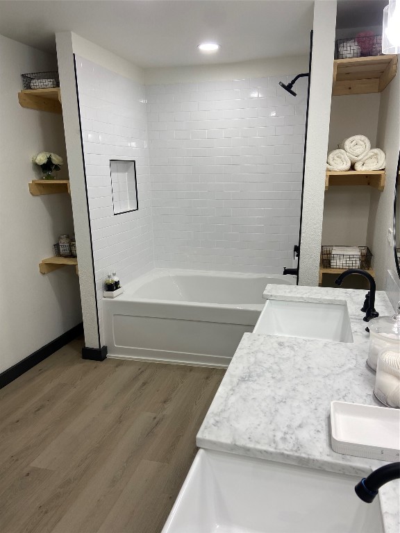 9167 Conner Road Washington, TX 77880 - Photo 15 of 16 a bathroom with a tub sink and vanity