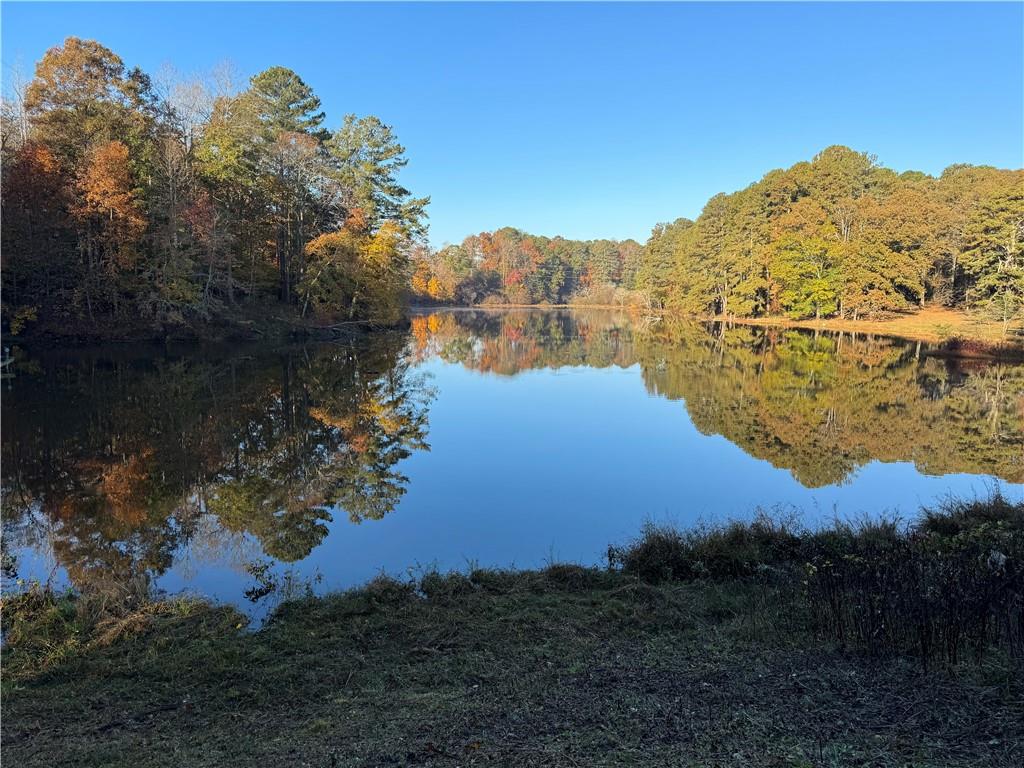 756 Roper Road Canton, GA 30115 - Photo 2 of 21 a view of a lake with a mountain in the background