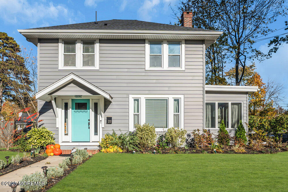 22 Statesir Place Red Bank, NJ 07701 - Photo 2 of 34 front view of a house with a yard