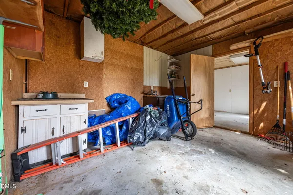 a view of storage and utility room