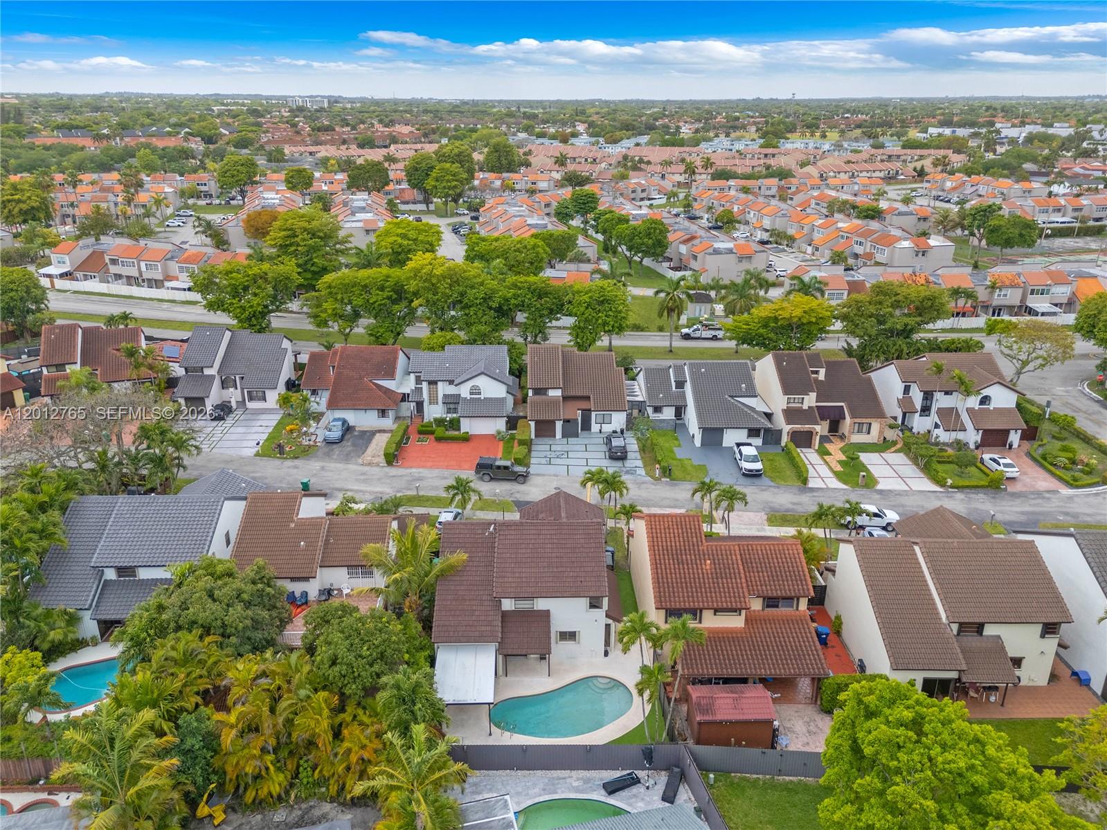 6327 Southwest 127th Place Miami, FL 33183 - Photo 43 of 48 an aerial view of a city