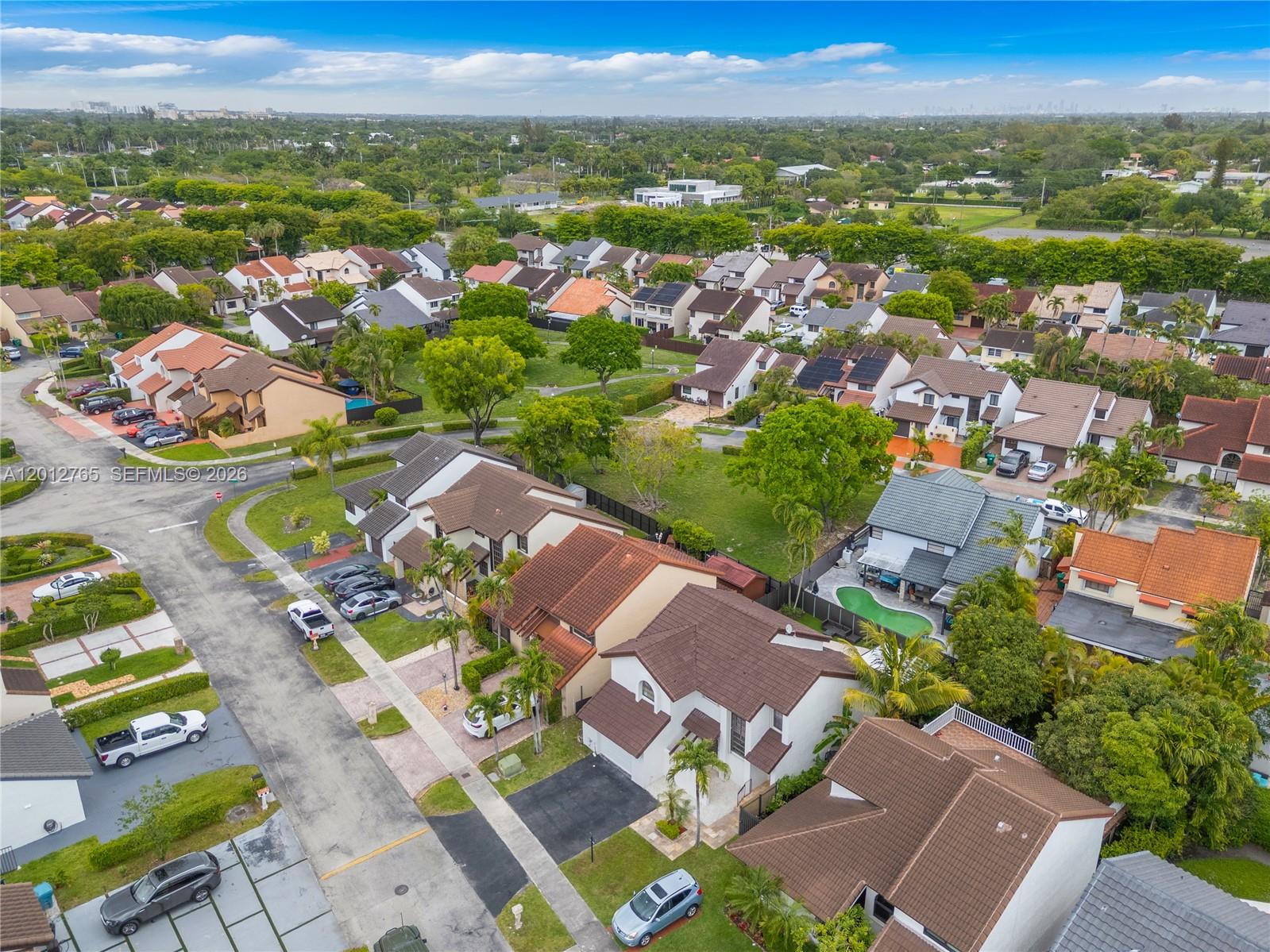 6327 Southwest 127th Place Miami, FL 33183 - Photo 45 of 48 an aerial view of residential houses with outdoor space