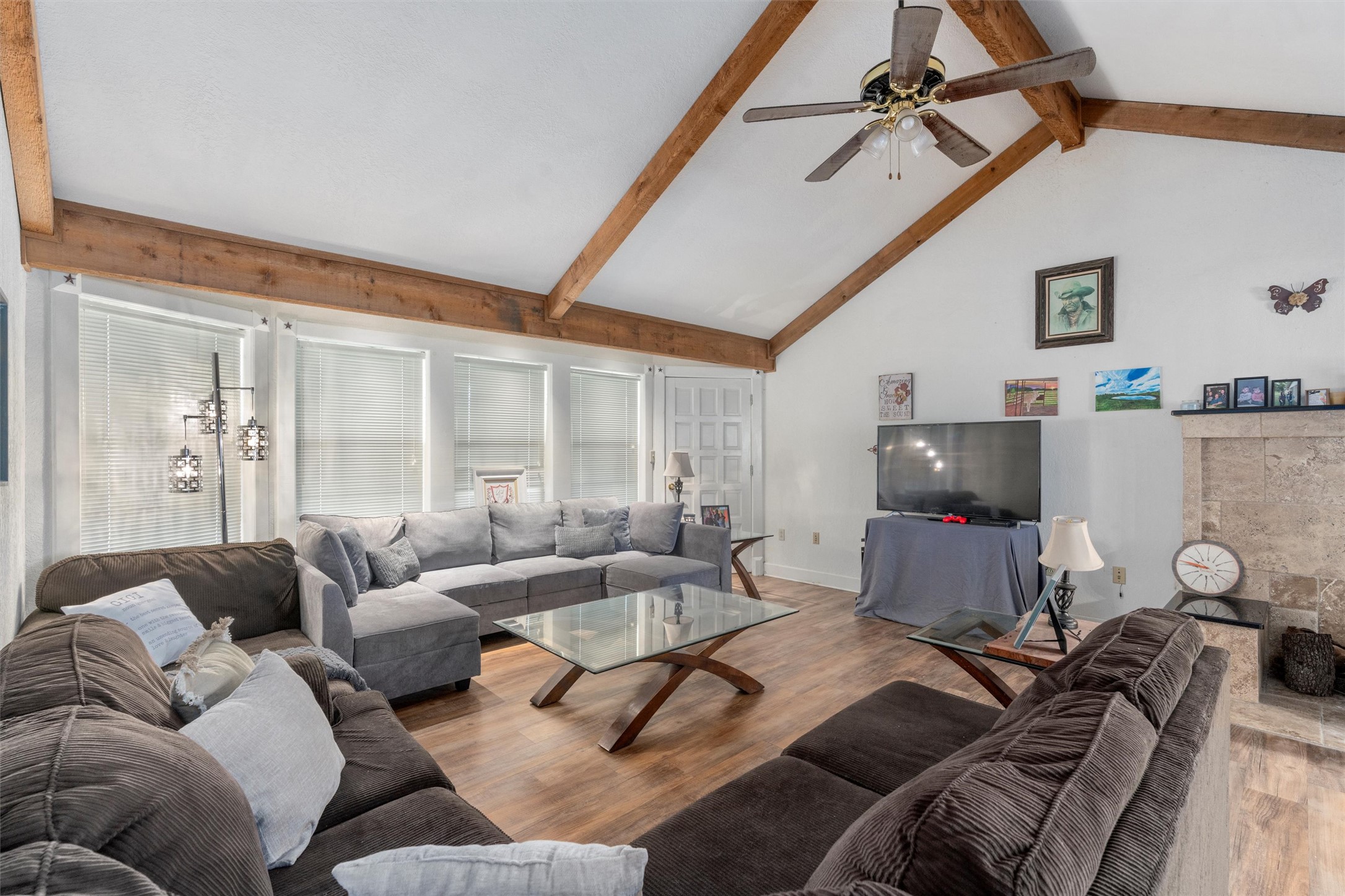 1000 County Road 215 Florence, TX 76527 - Photo 12 of 40 a living room with furniture and a window