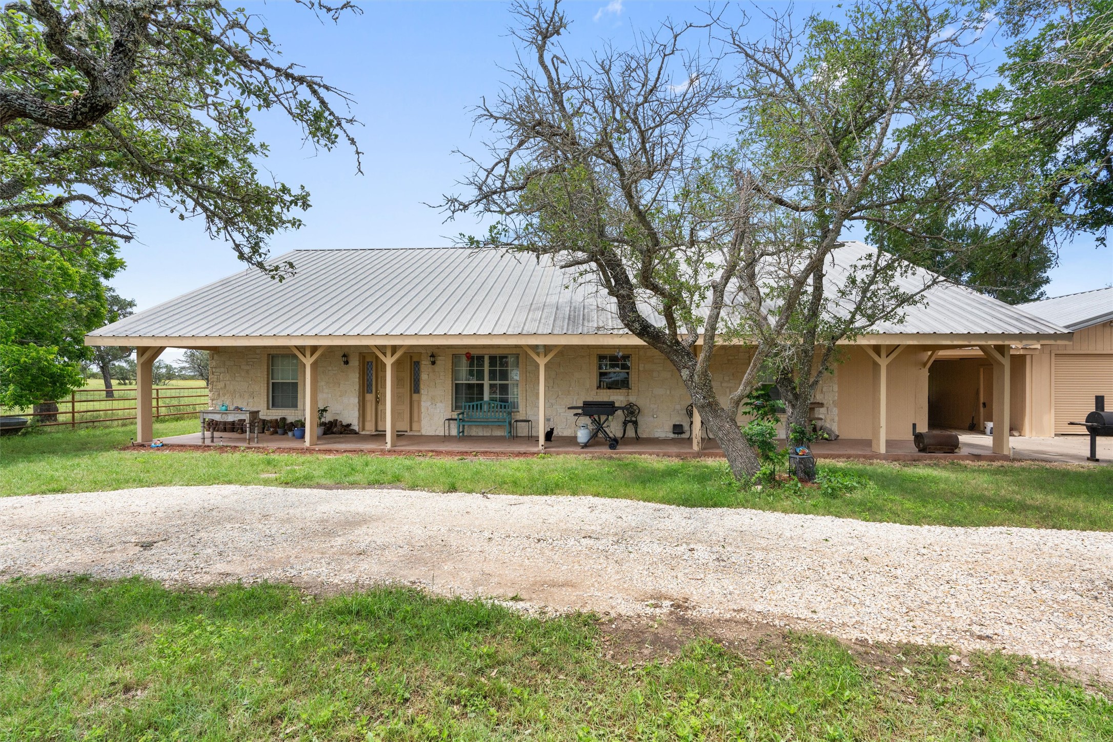 1000 County Road 215 Florence, TX 76527 - Photo 16 of 40 a front view of a house with a yard