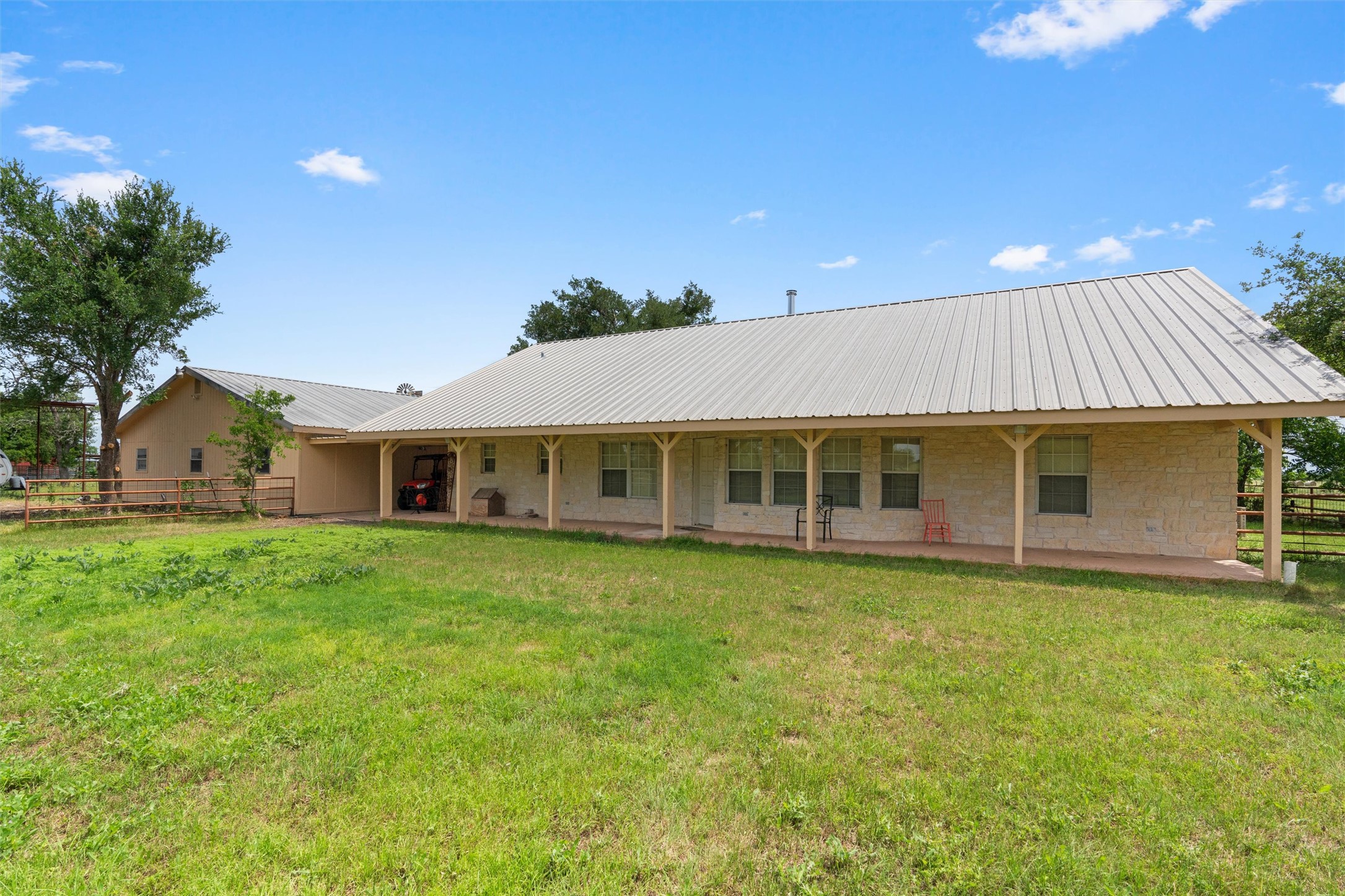 1000 County Road 215 Florence, TX 76527 - Photo 29 of 40 a view of a house with a yard