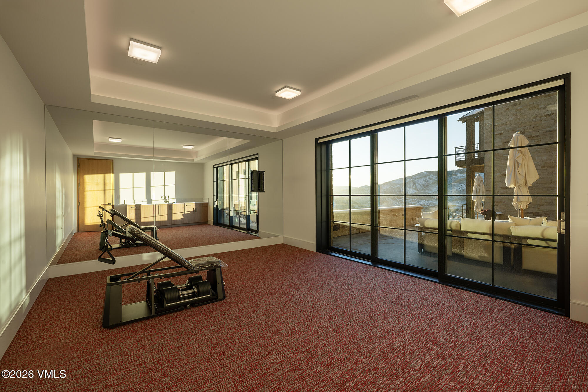 1326 Spraddle Creek Road Vail, CO 81657 - Photo 25 of 26 a view of a room with gym equipment