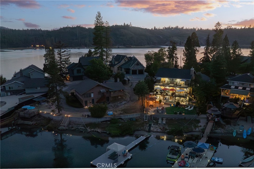 39317 Point Bass Lake, CA 93604 - Photo 51 of 67 Aerial view at twilight