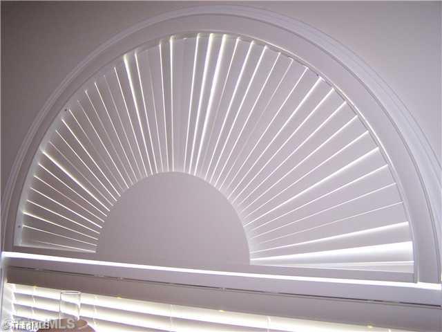 133 James High Point, Unit 1C High Point, NC 27265 - Photo 7 of 16 Other. Half moon window has this custom 2" blind for privacy and sunlight control.