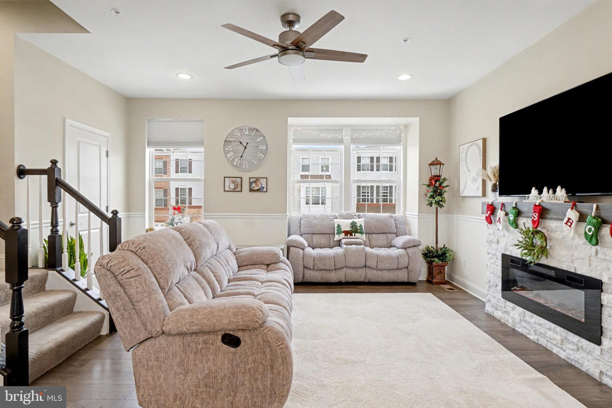 1225 Fenwick Road Aberdeen, MD 21001 - Photo 7 of 52 a living room with furniture and a flat screen tv
