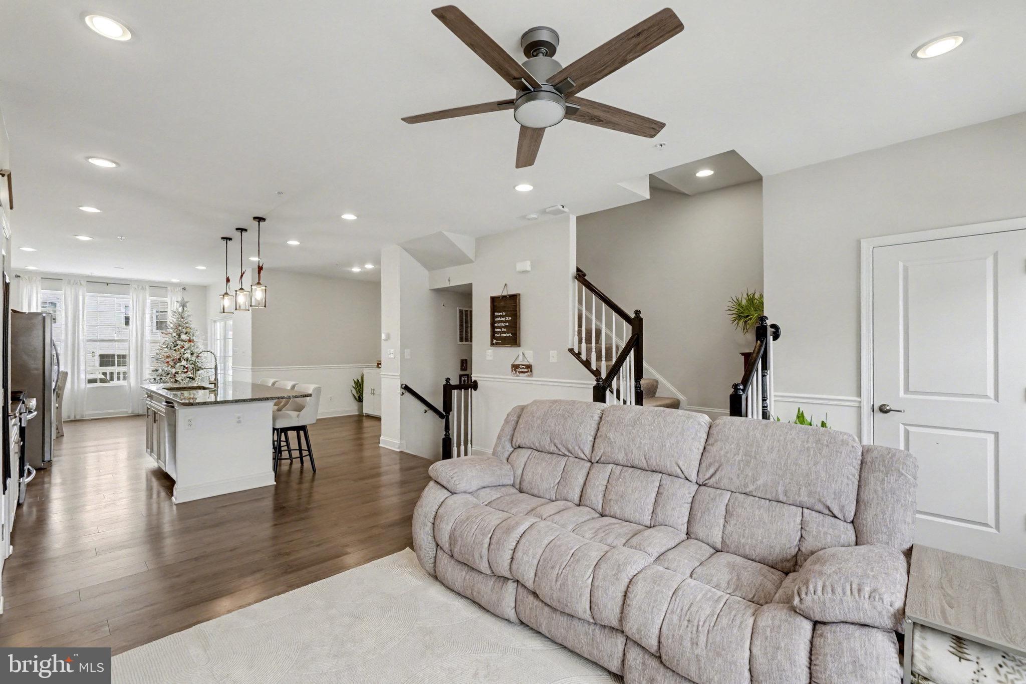 1225 Fenwick Road Aberdeen, MD 21001 - Photo 9 of 52 a living room with furniture and a wooden floor
