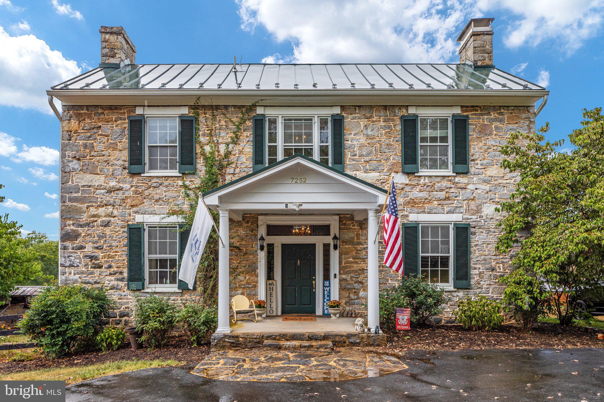 7252 Middle Road Middletown, VA 22645 - Photo 1 of 49 7252 Middle Rd - gorgeous stone farmhouse mansion!