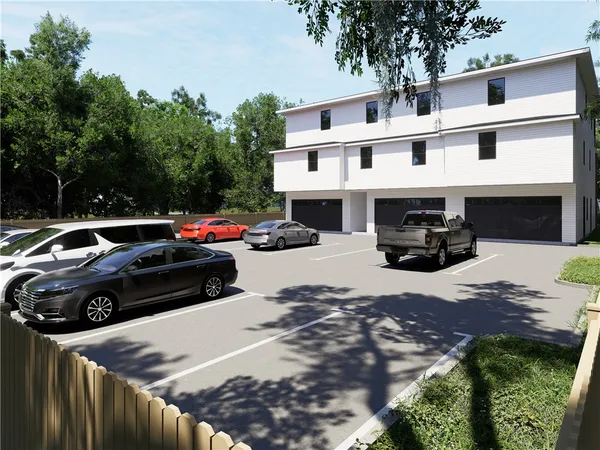 a view of a street with cars