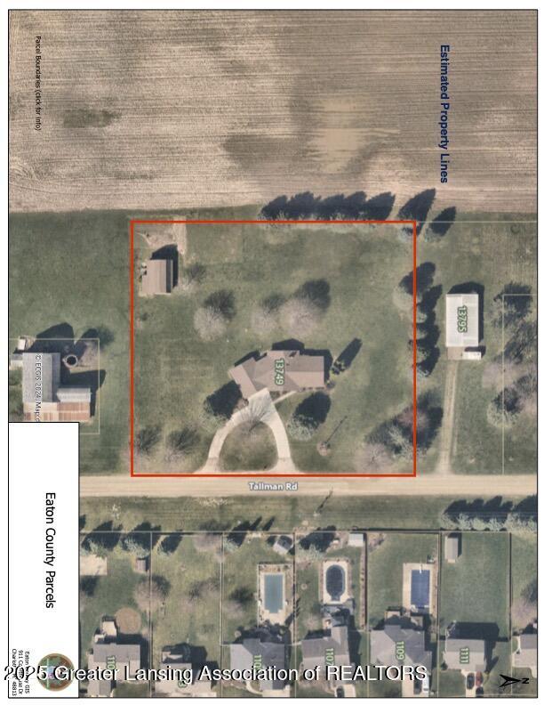 13749 Tallman Road Grand Ledge, MI 48837 - Photo 3 of 38 Parcel Map