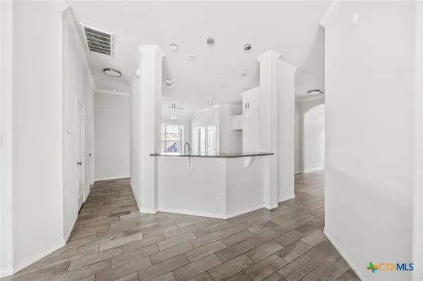 wooden floor in an empty room