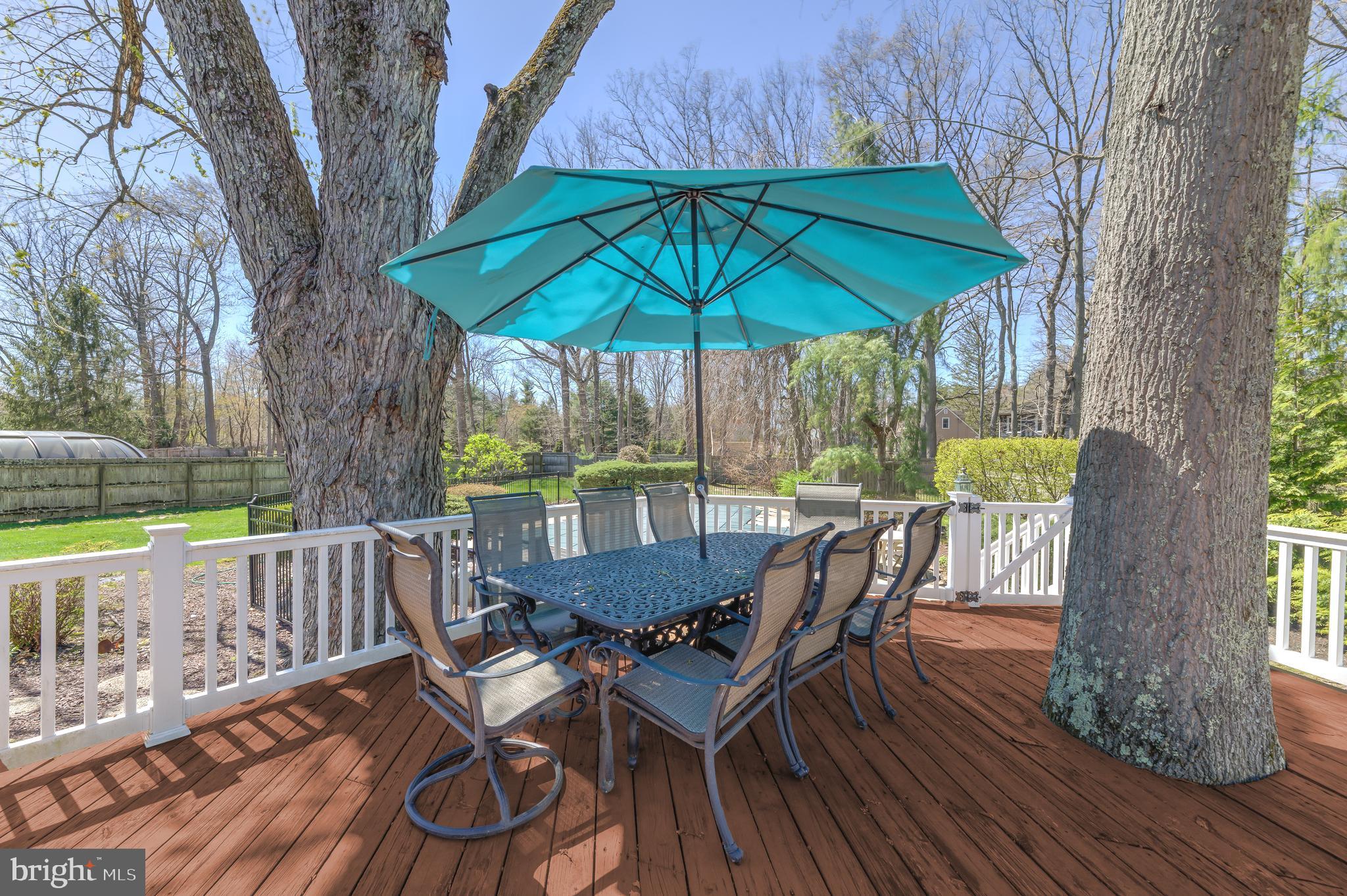 4 Hawk Drive Princeton Junction, NJ 08550 - Photo 36 of 45 a view of balcony with wooden floor and outdoor seating