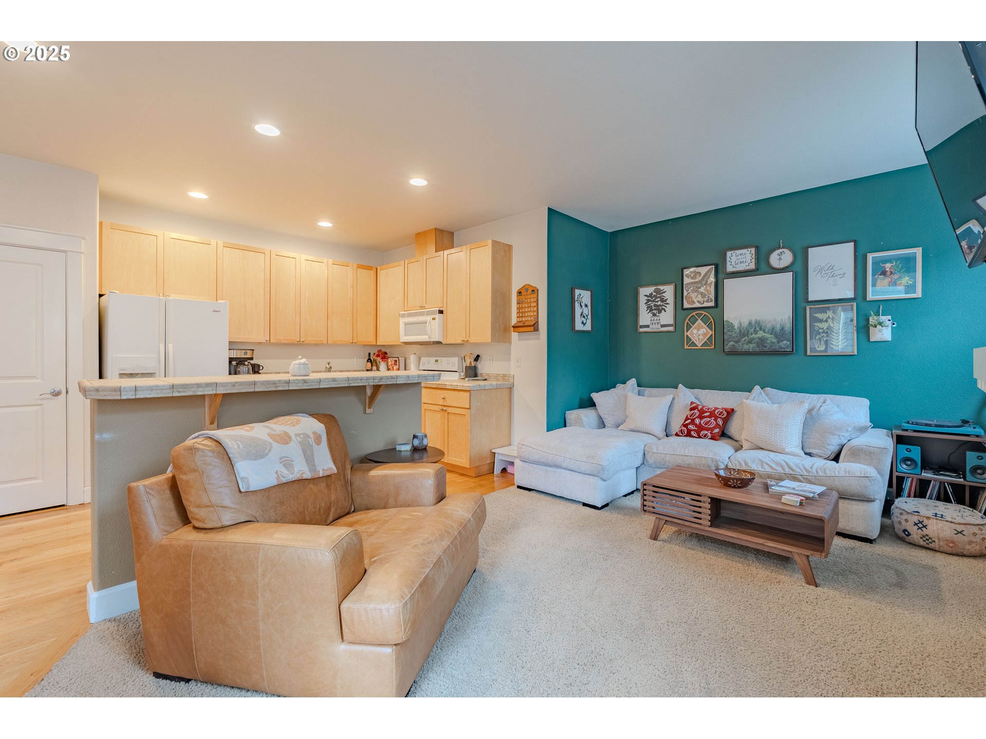 3505 Southeast 197th Avenue Camas, WA 98607 - Photo 15 of 30 a living room with furniture and kitchen view