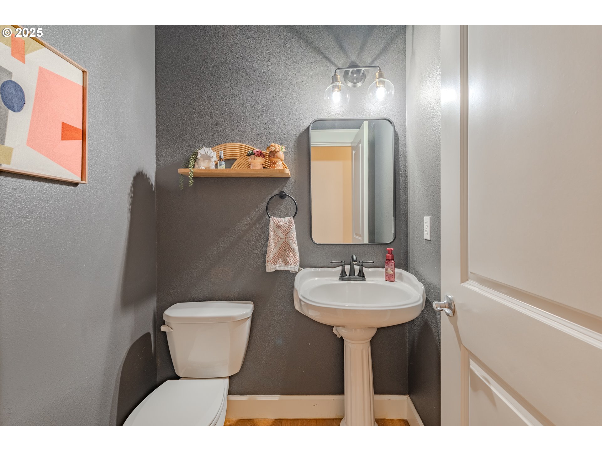 3505 Southeast 197th Avenue Camas, WA 98607 - Photo 16 of 30 a bathroom with a sink and a mirror